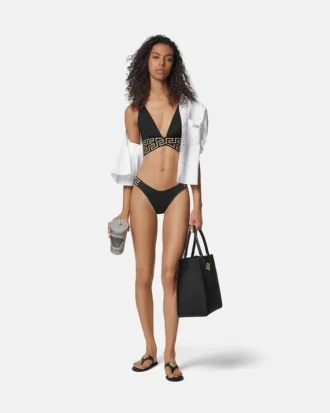 Žakárová trojúhelníková bikiny