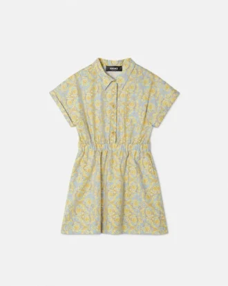 barocco allover kids shirt dress 1 330x413 - Barocco Allover Kids Shirt Dress