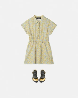 barocco allover kids shirt dress 2 330x413 - Barocco Allover Kids Shirt Dress