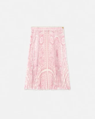 Barocco Foulard Dětská midi sukně s plisováním