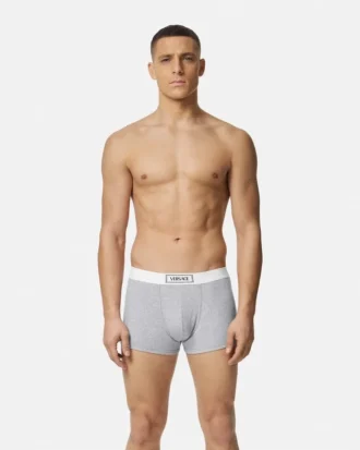 Bavlněné žebrované boxerky