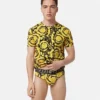 Bavlněné jersey kalhotky s potiskem Jacquard