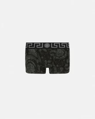 Bavlněné jerseyové boxerky s potiskem Jacquard