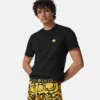 Bavlněné jerseyové boxerky s potiskem Jacquard Bavlněné jerseyové boxerky s potiskem Jacquard