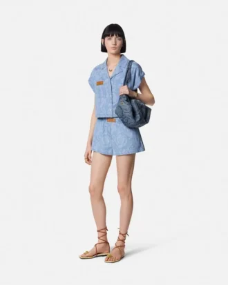 Boxerky Barocco Jacquard Chambray