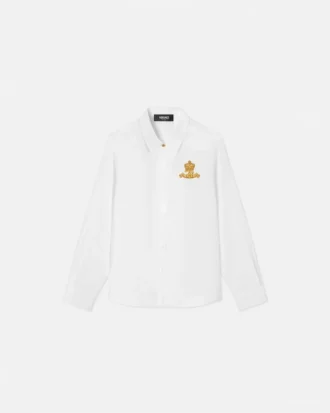 Dětská košile Oxford s logem Versace