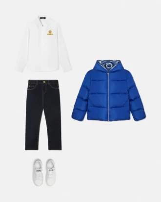 Dětská košile Oxford s logem Versace