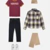 Dětská košile Versace Milano Tartan Dětská košile Versace Milano Tartan