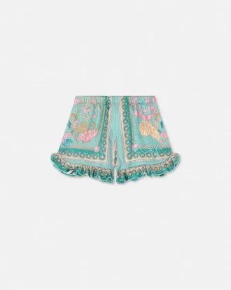 Dětské šortky Underwater Barocco Silk s volánky