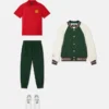 Dětské vyšívané bavlněné jersey tepláky Dětské vyšívané bavlněné jersey tepláky