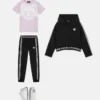 Dětské vyšívané bavlněné jersey tepláky Dětské vyšívané bavlněné jersey tepláky
