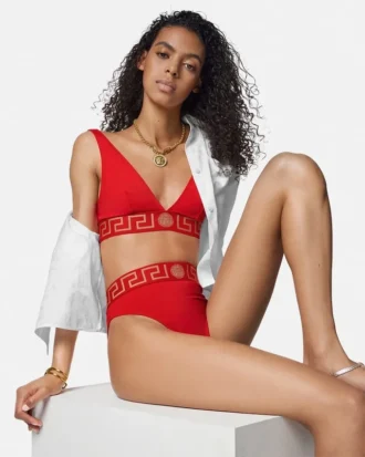 ECONYL® Bikiny s vysokým pasem