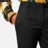 Elastické slim kalhoty z vlněného gabardénu Elastické slim kalhoty z vlněného gabardénu