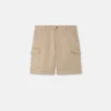 Gabardénové cargo šortky Gabardénové cargo šortky