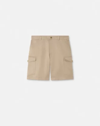 Gabardénové cargo šortky Gabardénové cargo šortky