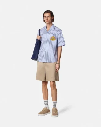 Gabardénové cargo šortky Gabardénové cargo šortky