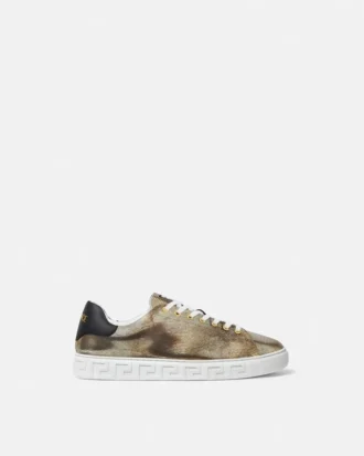 Greca Sneakers s efektem ještěrčí kůže
