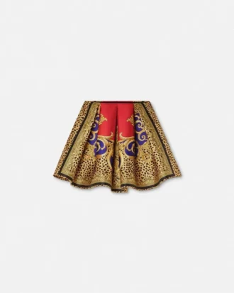 Hedvábná baletní sukně Cheetah Barocco Silk