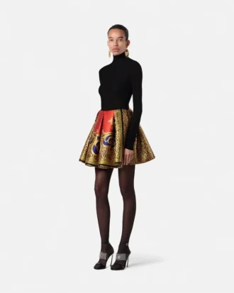 Hedvábná baletní sukně Cheetah Barocco Silk