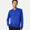 Hedvábně-bavlněný pletený polo svetr Hedvábně-bavlněný pletený polo svetr