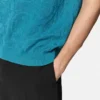 Hedvábně-bavlněné pletené polo tričko Hedvábně-bavlněné pletené polo tričko