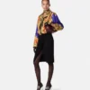 Hedvábná košile Cheetah Barocco Silk