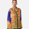 Hedvábná košile Cheetah Barocco Silk