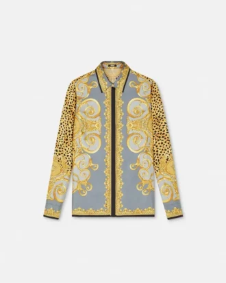 Hedvábná košile Cheetah Foulard