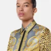 Hedvábná košile Cheetah Foulard