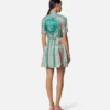Hedvábné minišaty s potiskem Underwater Barocco Silk