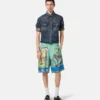 Hedvábné šortky Versace Safari