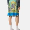 Hedvábné šortky Versace Safari