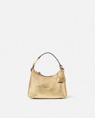 Kabelka Versace Tag Hobo Metallic
