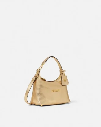 Kabelka Versace Tag Hobo Metallic