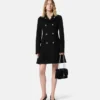 Kabát ve tvaru písmene A z vlny a kašmíru Kabát ve tvaru písmene A z vlny a kašmíru