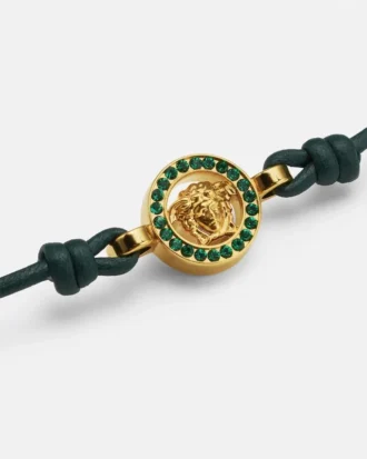 Křišťálový kožený náramek Medusa 95 Křišťálový kožený náramek Medusa 95