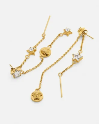 Křišťálové náušnice Medusa Star Drop