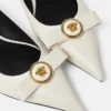 Kožené baleríny Gianni Ribbon Kožené baleríny Gianni Ribbon
