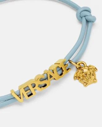 Kožený náramek Versace Kožený náramek Versace