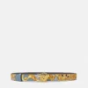 Kožený opasek Cheetah Foulard La Medusa 3 cm