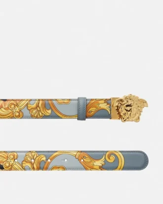 Kožený opasek Cheetah Foulard La Medusa 3 cm