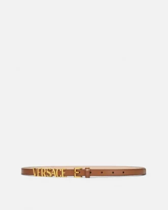 Kožený opasek s logem Versace 1,5 cm