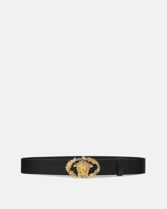 Kožený opasek s přezkou Crest 4 cm Kožený opasek s přezkou Crest 4 cm