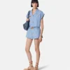 Košile Barocco Jacquard Chambray Boxy Košile Barocco Jacquard Chambray Boxy