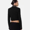 Krátká vlněná bunda s cvočky Krátká vlněná bunda s cvočky