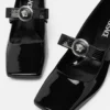 Lodičky Gianni Ribbon s lakovanou patou 55 mm