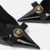 Lodičky Gianni Ribbon z lakované kůže 110 mm Lodičky Gianni Ribbon z lakované kůže 110 mm