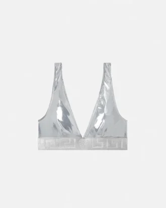 Metalické trojúhelníkové bikiny