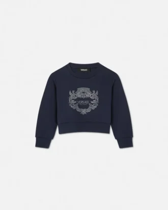 Mikina Versace Milano Kids s glitry Mikina Versace Milano Kids s glitry