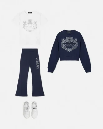 Mikina Versace Milano Kids s krystaly